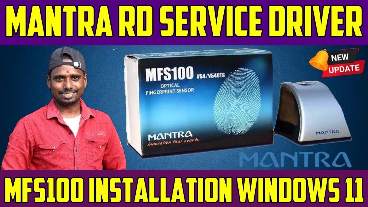 How to Download and install Mantra MFS100 Driver for Windows11 in tamil