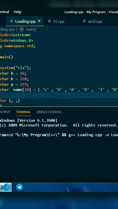 Loading animation using C++ programming , C++ project ideas 2021.# ...