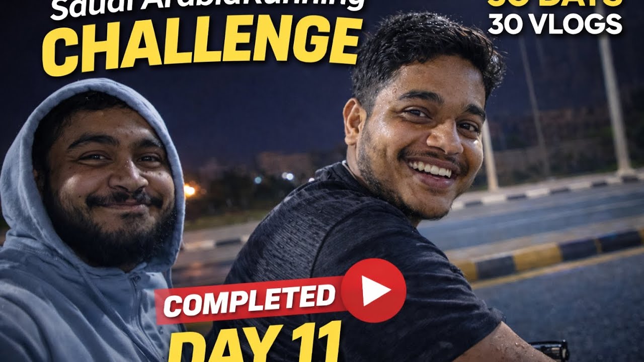 No Excuses! 💥 Saudi Arabia Running Challenge Day 11 | Daily Running Vlog