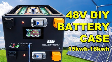 Build a 48V DIY Battery in 30 Min! 🔋 JK V6 Enclosure + EVE LF280K Cell Assembly