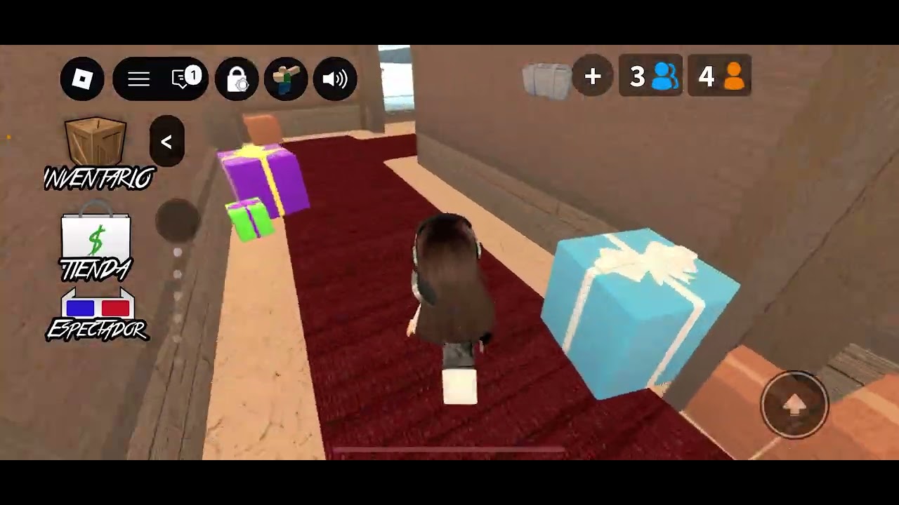 Jugando con mis amigos mm2