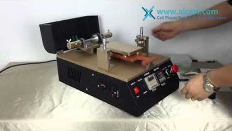 Install wire for Black Vacuum Pump Built-in Metal Semi Automatic LCD Separator #TBK-958