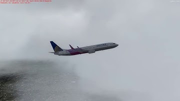 P3Dv4: PMDG 737 KIAH (FSDT) departure