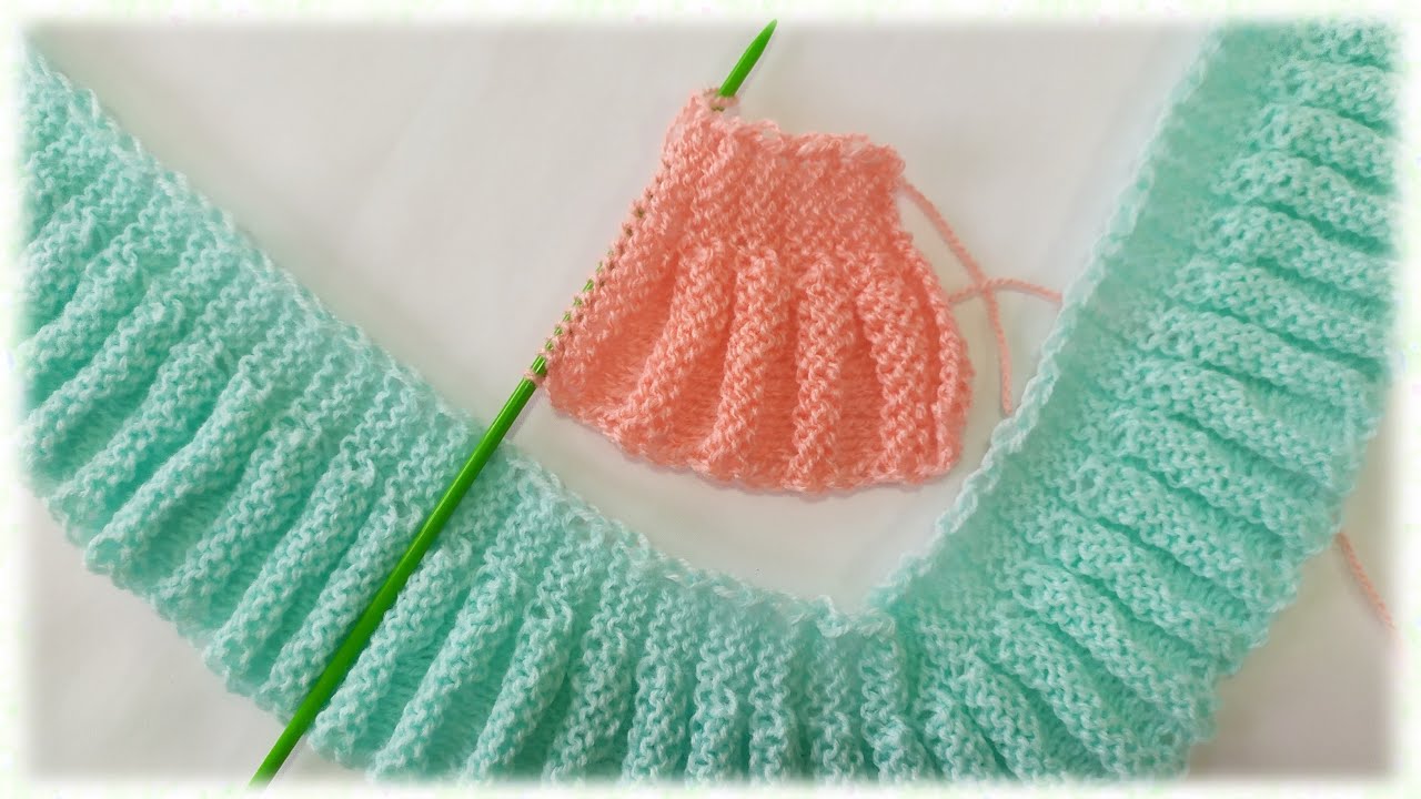 BABADO DE TRICÔ PARA MANTAS DE BEBÊ