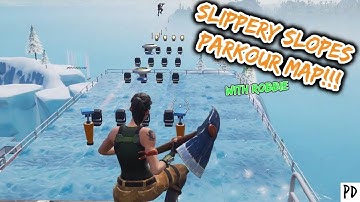 Slippery Slope Parkour Map | Fortnite Creative With Robbie
