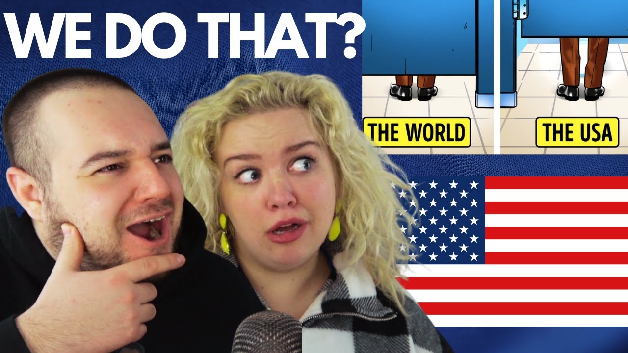 21 Things in the US That Puzzle Most Foreigners | AMERICAN COUPLE REACTION VIDEO