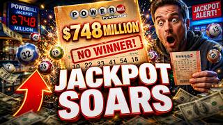 Powerball Jackpot Hits $748 Million After No Winner | Winning Numbers & $2M Ticket Revealed