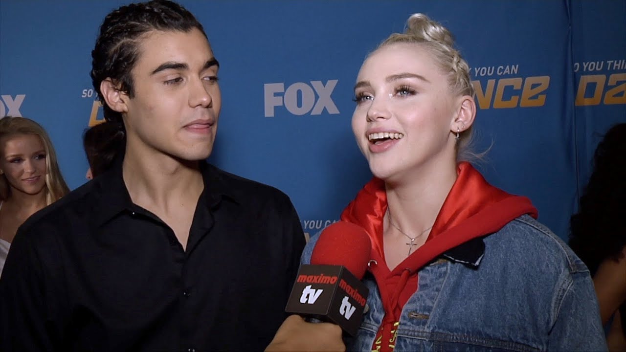 celebrity family feud Benjamin Castro and Anna Linstruth Interview “SYTYCD Season 16” Studio Show Round 2 Red Carpet
