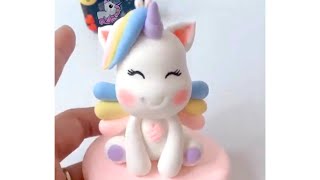 How to make a Fondant Unicorn Cake Topper | Unicorn Cake Topper Tutorial