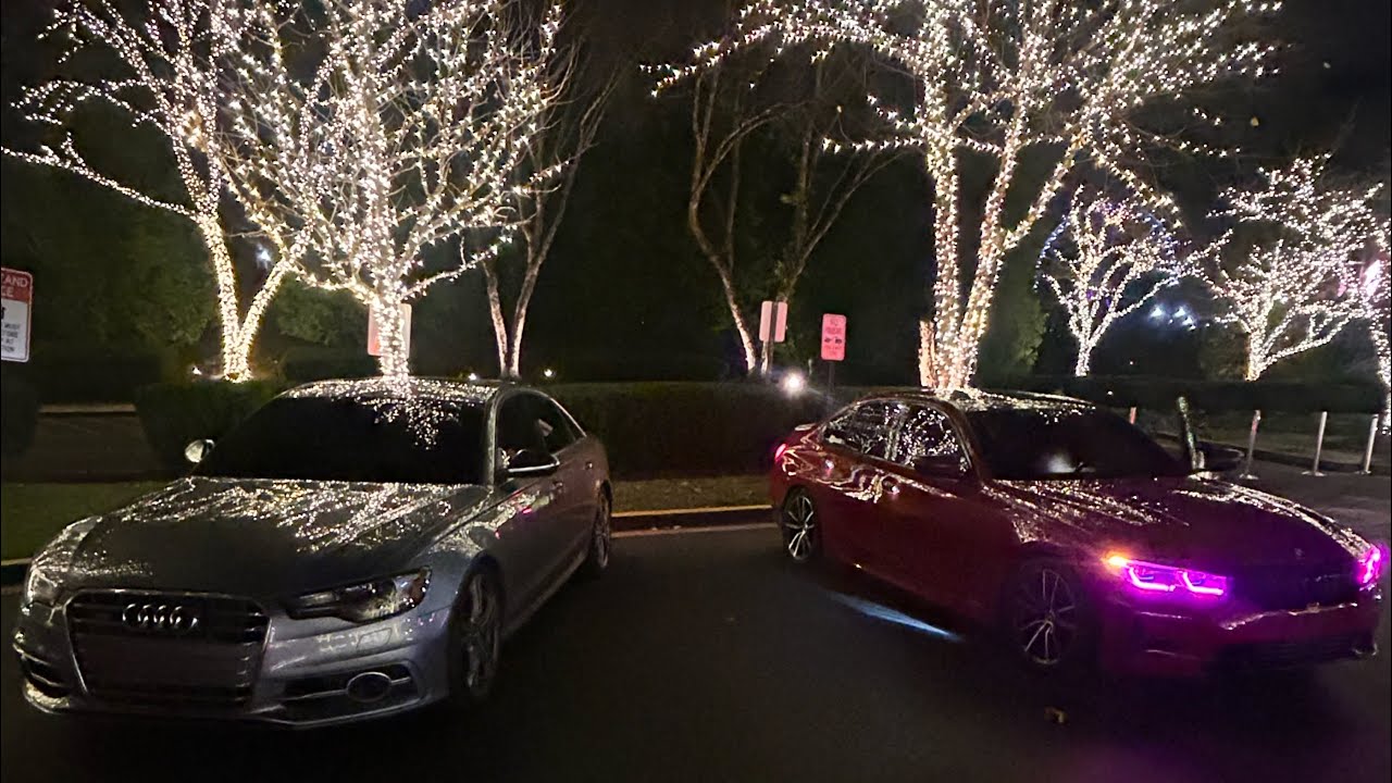 G20 BMW и AUDI S6 проплывают сквозь NPC-трафик