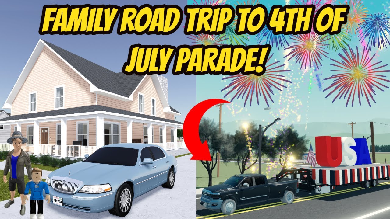 Greenville, Wisc Roblox l Family Road Trip 4th of July Parade Special ...