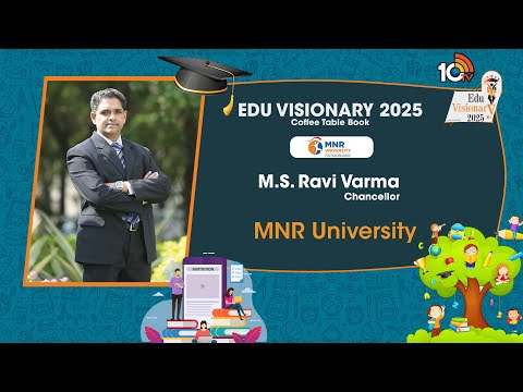 10TV Edu Visionary 2025 Coffee Table Book Launch | MNR University | M S Ravi Varma | 10TV