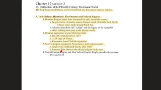 Chapter 12 section 3