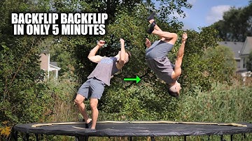 Learn How to Continuous Backflip On Trampoline - In Only 5 Minutes