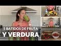 5 BATIDOS DE FRUTA Y VERDURA DELICIOSOS - SMOOTHIES