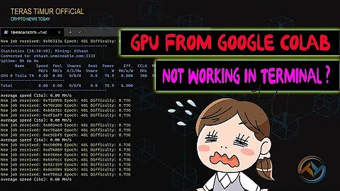 UPDATE || GPU TESLA T4 FROM GOOGLE COLAB NOT WORKING ?