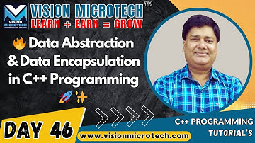 🔥 Data Abstraction & Data Encapsulation in C++ 🚀 ✨