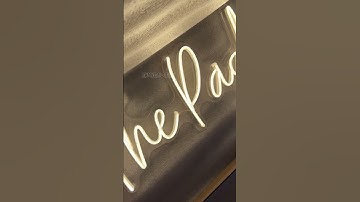 Personalized Neon Sign | Custom Neon Sign - Zanvis Neon #shorts