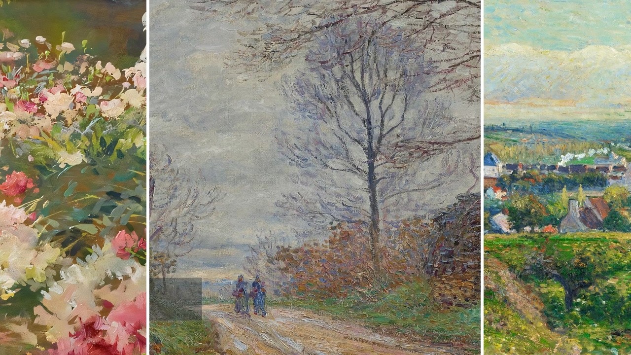 Impressionist Art TV — Silent Art Gallery · September 30 Afternoon | Sablons Path in … & others