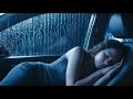 Cozy Rain and Thunderstorm in Car at Night | Better Sleep Sounds and Stress Relief