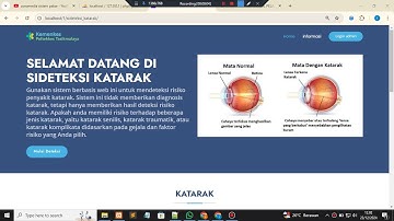 Source code sistem pakar deteksi penyakit katarak metode naive bayes berbasis web php MySQL