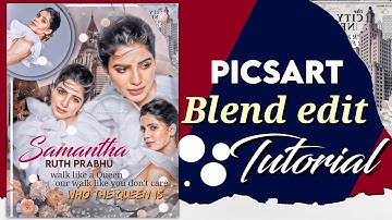 PicsArt blend edit tutorial || editing tutorial for fanpage || shraddhascreation ✨