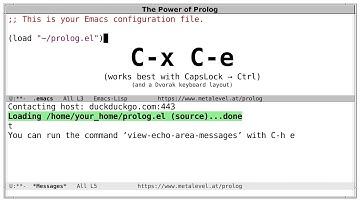 Prolog development with GNU Emacs
