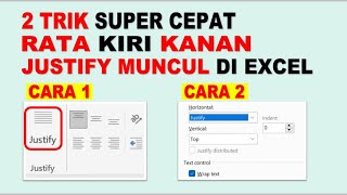 2 WAYS TO CREATE LEFT AND RIGHT ALIGATION IN EXCEL