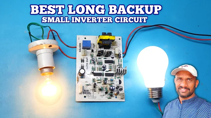 Best long backup small inverter circuit || best inverter battery for home 2025 