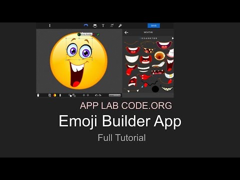 Emoji Builder App I App Lab I Code.org I Full Tutorial