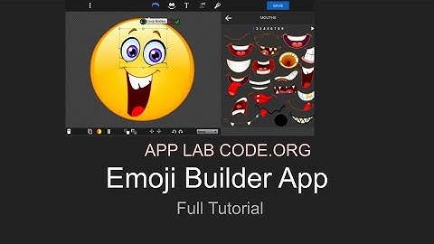Emoji Builder App I App Lab I Code.org I Full Tutorial