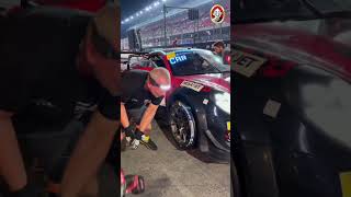 How Fast Does The Night Race Pit Stop Happen? #24HoursSeries #AjithKumarRacing #Dubai