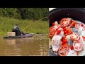 FISHING IN AMAZON AND COOKING FISH WITH COCONUT MILK (ASMR)