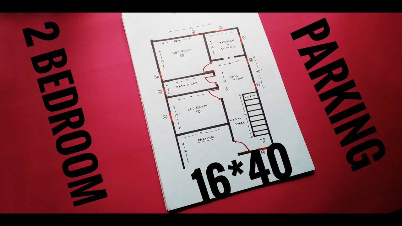16 40 640sqft House Plan 16 40 House Plan 2bedroom House Plan YouTube