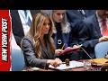 Melania Trump Opens UN Security Council Amid Iran Attack
