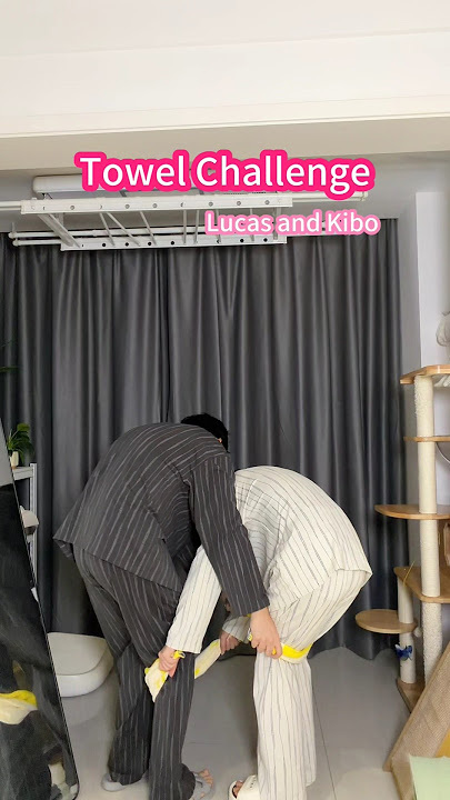 Successful towel challenge with family! #shorts #cute #love #couple #funny #viralvideo #foryou