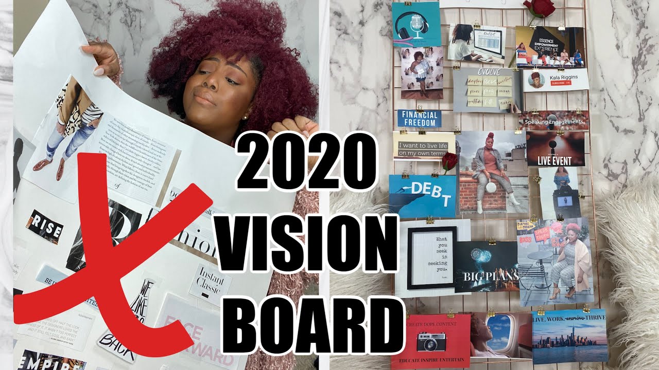 HOW TO CREATE A VISION BOARD THAT WORKS | 2020 - YouTube