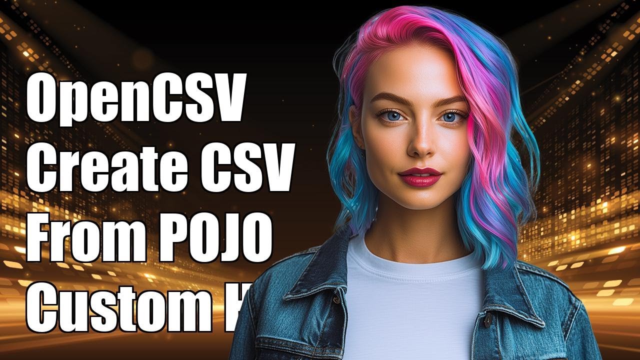 OpenCSV: Create CSV from POJO with Custom Headers and Column Positions ...