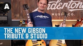 New Gibson Tribute & Studio Models  Affordable No Frills USmade Les Pauls