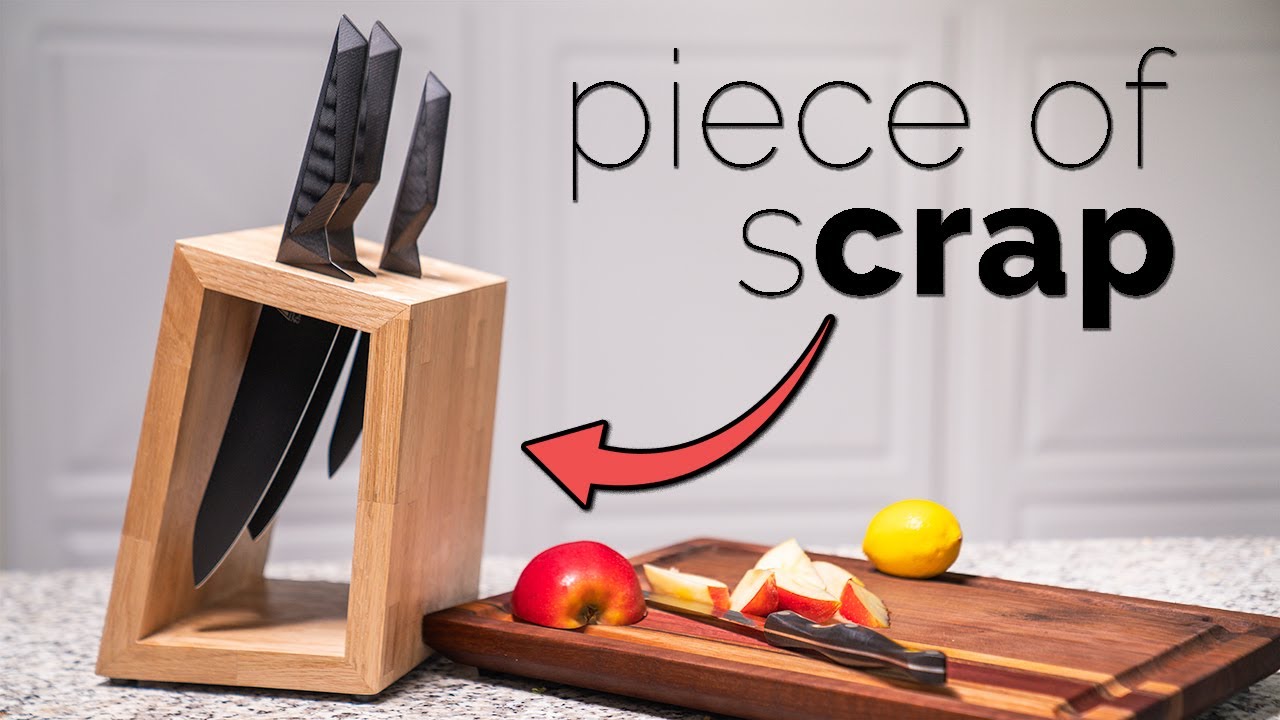 DIY KNIFE BLOCK From Scraps