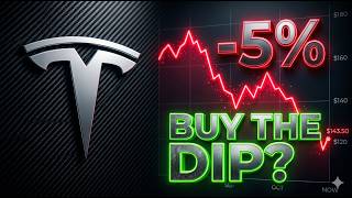 Tesla Stock Down 5% in Risk-Off Selloff — Is This the Dip You've Been Waiting For? TSLA Analysis