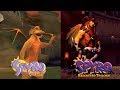 Spyro 1 and reignited trilogy comparisons as of 81318