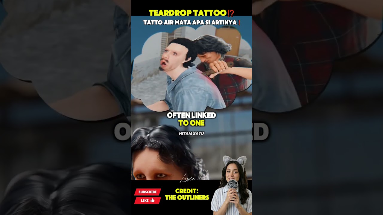 The Dark Meaning of Teardrop Tattoos‼️ #storytime #facts #shortsfeed