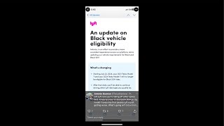 Is Lyft getting rid of Black and Black SUV categories or just specific vehicles?
