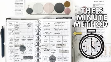 The 5 Minute Planning Routine That Will Change Your Life