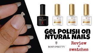 BORN PRETTY Gel Polish Review | Reflective Flash gel Glitter topcoat, Matter eggshell topcoat