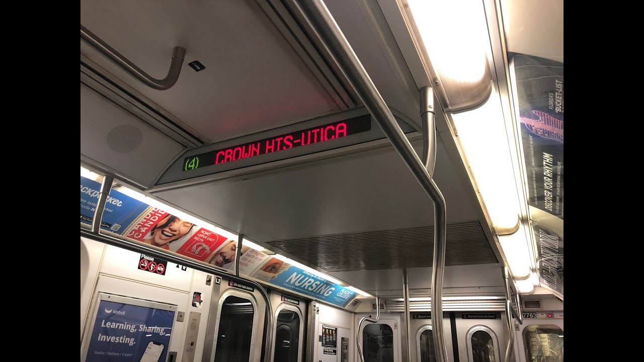 Mta R140 MTA: Kawasaki R142A (4) Train #7763 Ride From 138th Street-GC To East ...