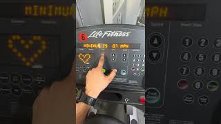 LIFE FITNESS TREADMILL SETTING CONFIGURATION