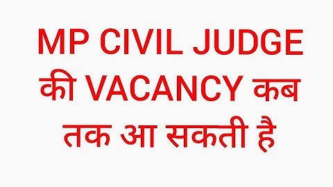 mp civil judge vacancy update #mpcj #mpciviljudge #judiciary #judge #judiciarycoaching #mpadpo #law