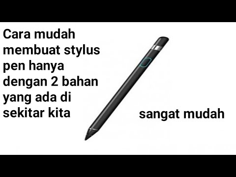 halo semuanya kembali lagi dengan saya arif jadi divideo kali ini saya membuat stylus yang terbuat d. 